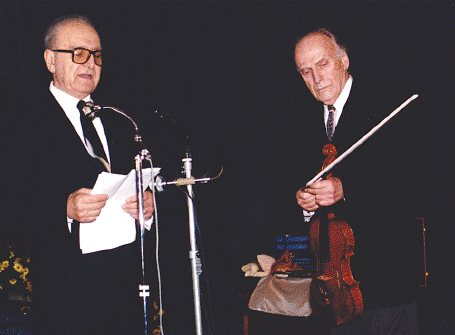 Avec Yehudi Menuhin