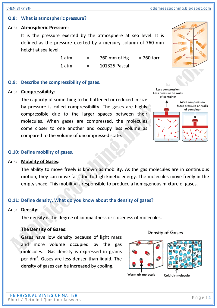 the-physical-states-of-matter-short-and-detailed-question-answers-chemistry-9th