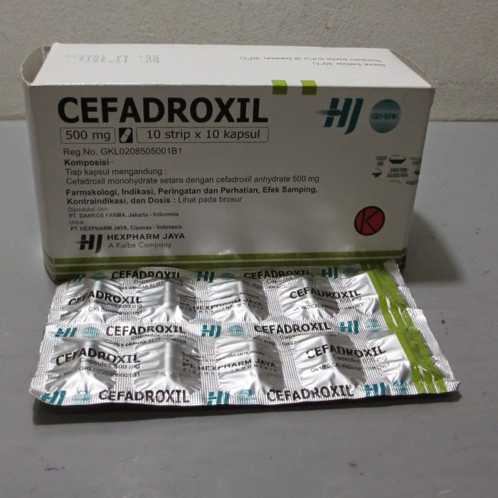 DOSIS OBAT CEFADROXIL (Cefadroxil / Sefadroksil)