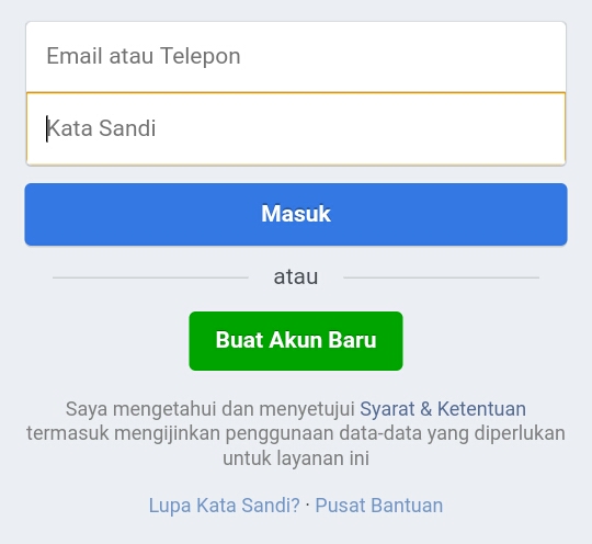 Cara Mengatasi Lupa Password Pada Akun Facebook