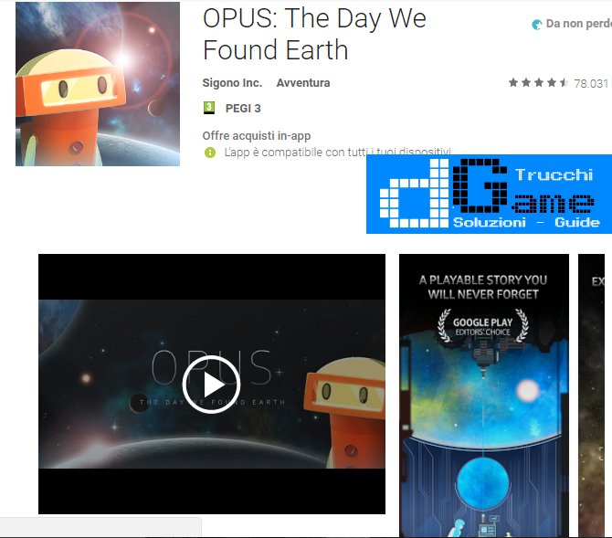 Trucchi OPUS: The Day We Found Earth Mod Apk Android v1.7.1 