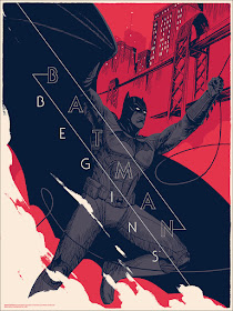 Batman Begins Screen Print by Patrick Leger & Mondo