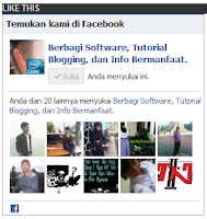 Cara Membuat Widget Like Box Facebook di Blog