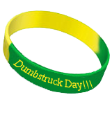 dumbstruck day wristband