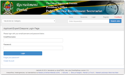 Ajira Portal - Public Service Recruitment Secretariat