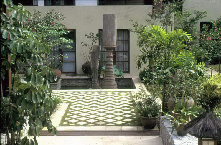 More than 600 gardens later, Wijaya is a well known tropical garden designer