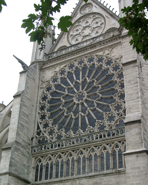 North rose window, Basilica of Saint-Denis, Rue de la Légion d'Honneur, Saint-Denis