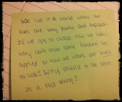 Why can't we have control over how our lives look?