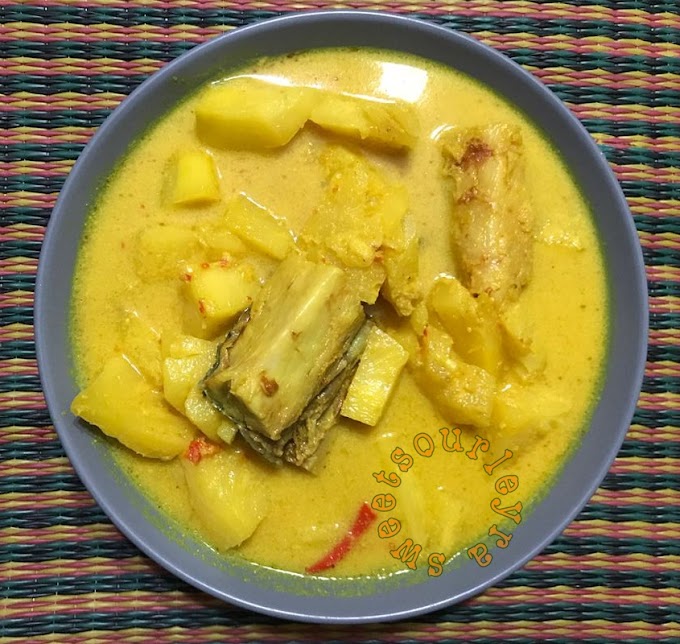 Resepi Ikan Kurau Masak Lemak Cili Api Dengan Nenas