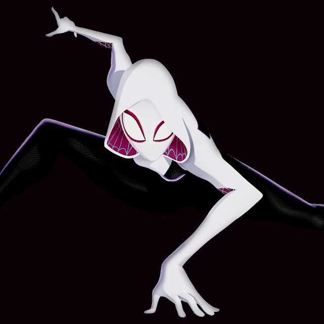 Plano de Fundo Escuro Spider-Gwen