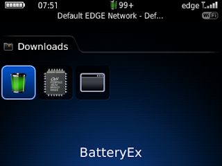 BatteryEx v2.0 for BlackBerry