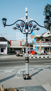 Harga Lampu Tiang Taman Unik