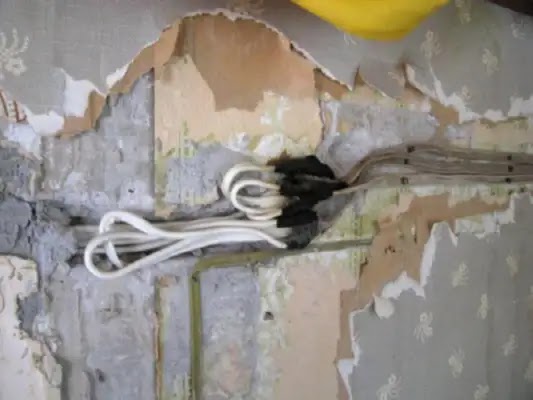 Repairing electrical wiring in the apartment