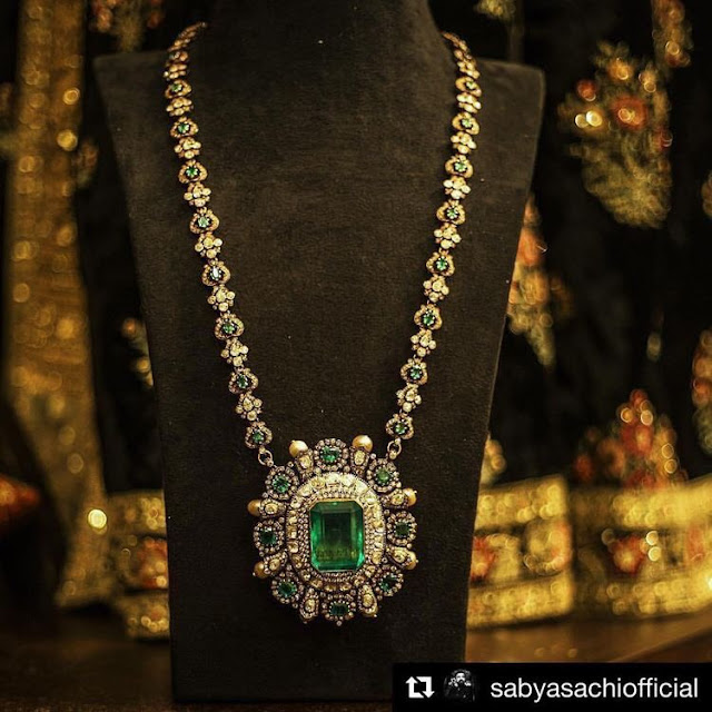 Fancy Diamond Long Chain by Sabyasachi