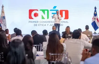 Presidente Luis Abinader en el Congreso de Ética y Juventud