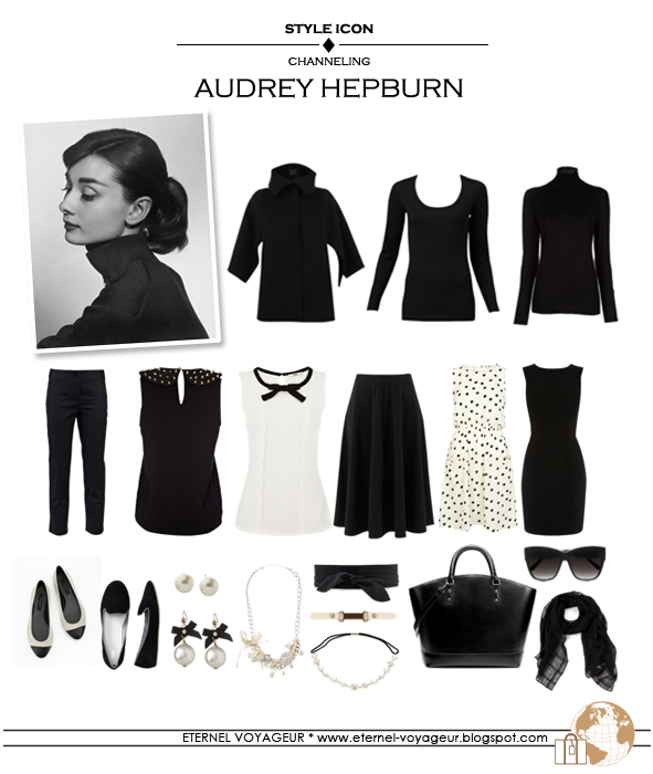 audrey hepburn travel capsule