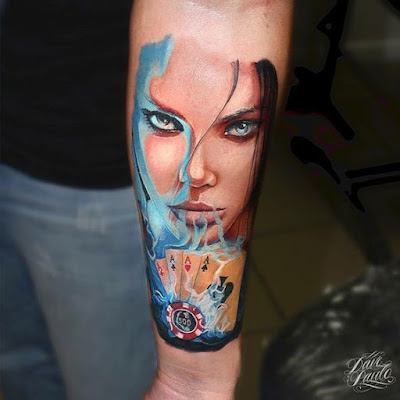 Poker Face Tattoo