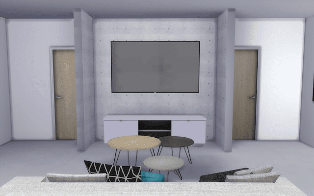 maison décoration moderne sims 4