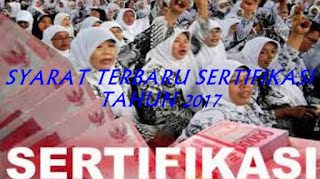 INFO TERBARU PERSYARATAN BARU SERTIFIKASI TAHUN 2017 KHUSUS GURU NON PNS