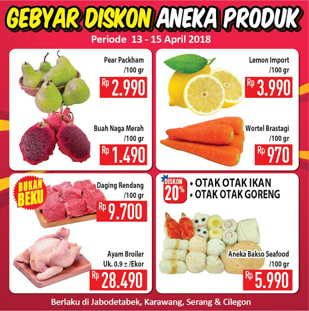 Harga Promo HYPERMART JSM Akhir Pekan 13 - 15 April 2018