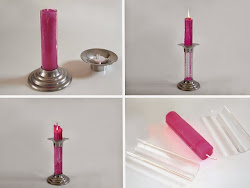 Candle recycle Holder: Candlestick Rekindle