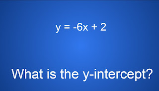 y=-6x+2  What is the y-intercept?