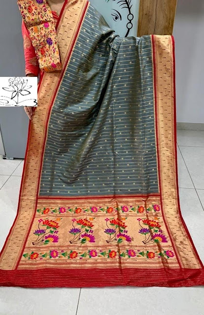 Banaras paithani soft silk sarees