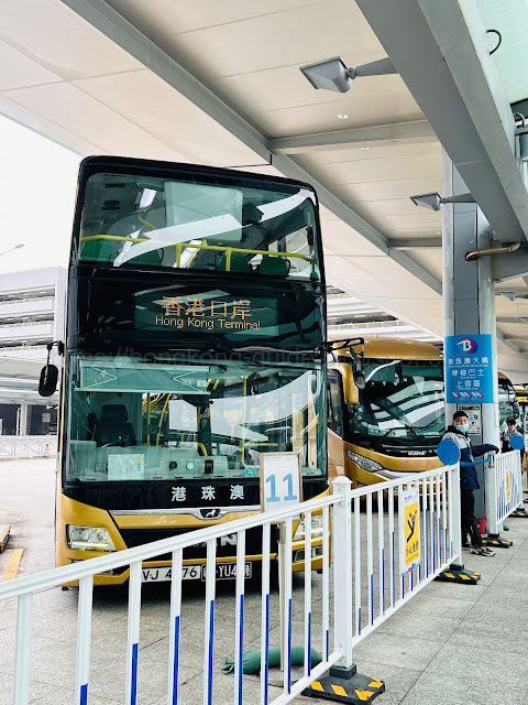 HZMB Macau Port bus to hong kong