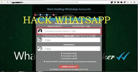 Hack WhatsApp via Online