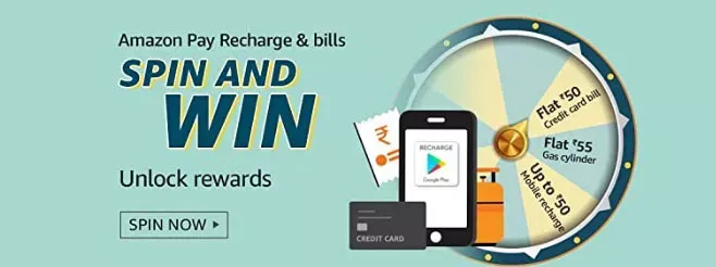  Pay Recharge & BillsSpin and Win
