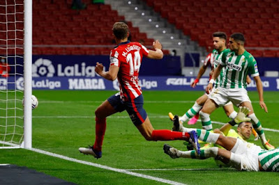 ملخص واهداف مباراة اتلتيكو مدريد وريال بيتيس (2-0) الدوري الاسباني