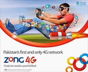 Zong 4G Print AD 2014