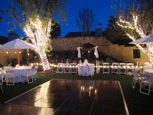 Wedding Flower  Wedding Candles  Wedding Decorating: Backyard Wedding Ideas  Backyard Wedding 