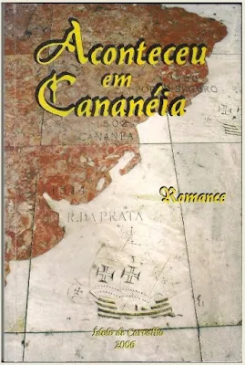 Capa do livro “Aconteceu em Cananeia”.