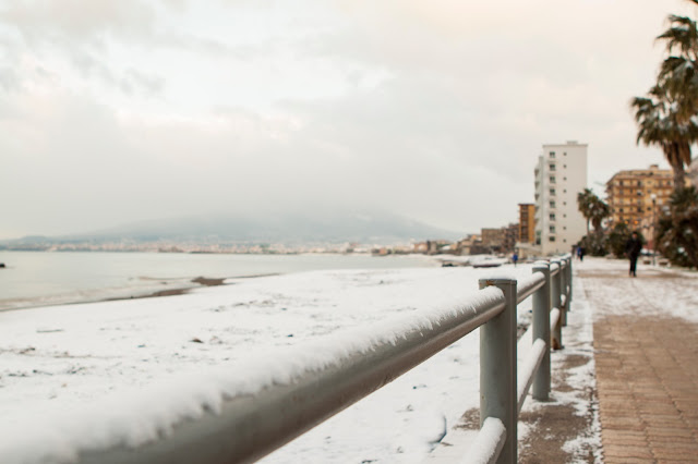 Nevicata a Castellammare di Stabia