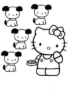 Hello Kitty for Coloring, part 3
