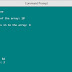 Find largest and smallest number in an array