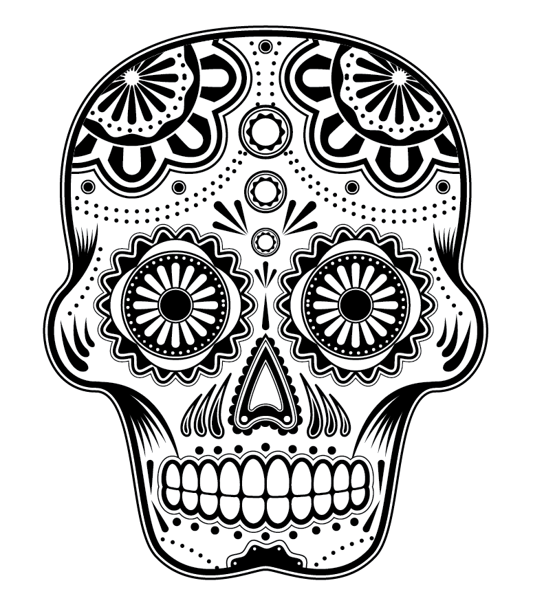 mexican skull designs