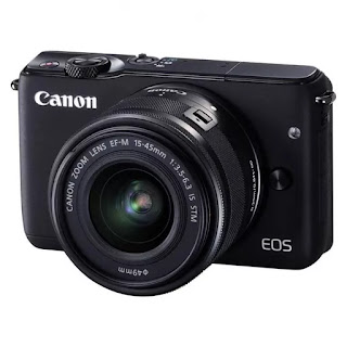 Canon EOS M10 Mirrorless Digital Camera 18MP with 15-45mm Lens (Black)