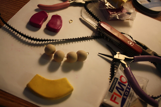 Polymer, Clay, Necklace, DIY