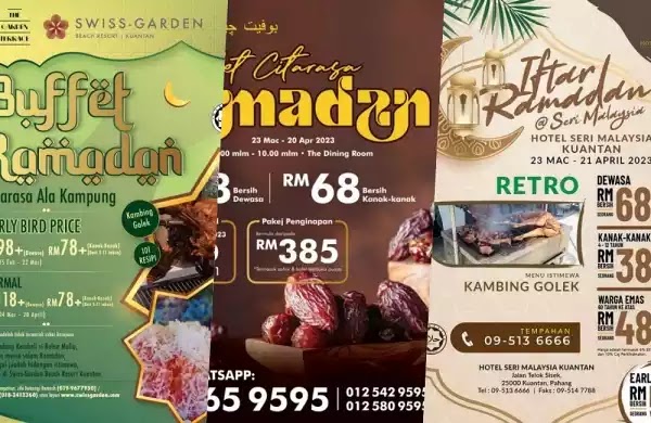 Senarai Harga Buffet Ramadhan 2023 di Negeri Pahang