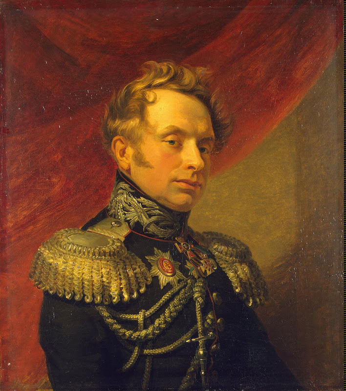 Portrait of Alexander P. Teslev by George Dawe - History, Portrait Paintings from Hermitage Museum