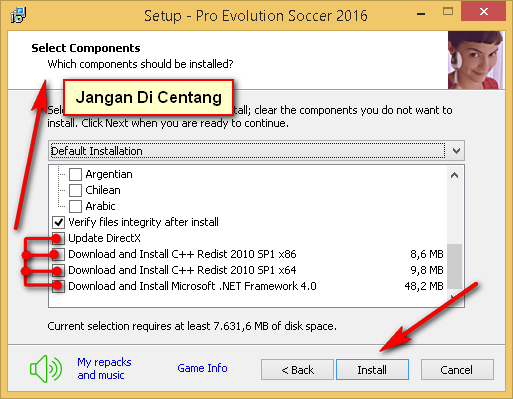 Cara Instal PES 2016 RePack Lengkap dengan Gambar