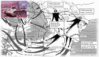 A Map showing the 1944 military operations in the Balkans | JTCS EF II