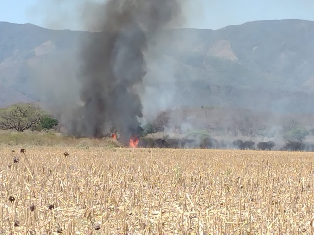 Se registraron diversos incendios de pastizales en Palpalá 