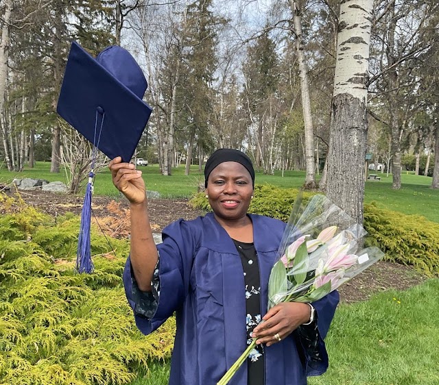 CityPeople Congratulates Mrs Afusat Adepoju As She Completes Her Course In CANADA