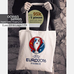 OceanSeven_Shopping Bag_Tas Belanja__Football Addiction_Euro 2016 Logo 1 TX