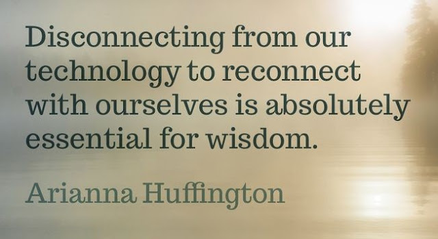 disconnect-technology-quote-poster