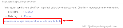 tutorial verifikasi blogger