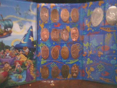 Moedas prensadas Disney